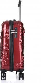 Ççs 5217 Kuru Kafa Polikarbon Orta Boy Valiz Bordo - 3