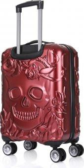 Ççs 5217 Kuru Kafa Polikarbon Orta Boy Valiz Bordo - 4