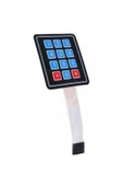 Rodevino 4x3 - 12 Buton Membran Tuş Takımı Keypad Klavye Arduino thumbnail 1