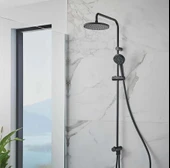 Hansgrohe Vernis Blend 200 Reno Duş Kolonu Ecosmart Satin Siyah 26099670 - 1