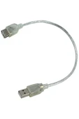 Rodevino Usb Uzatma Kablosu 50 cm Şeffaf Usb 2.0 Uzatma Kablo - 1