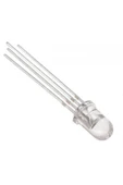 Rodevino 10 Adet - Rgb Led 5mm Şeffaf Katot (ORTAK EKSİ) 4 Bacaklı Katod Arduino Raspberry - 2