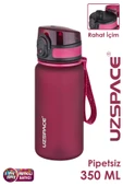 Uzspace 350 ML Pipetsiz Softtouch Tritan Çocuk Su Matarası -FF350MLUZS - 2