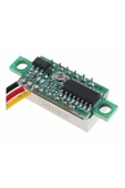 Rodevino Dijital Mini Voltmetre Dc 0v-100v Gerilim - Voltaj Ölçer 3 Kablo - 2