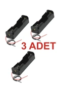 Rodevino 3 Adet 18650 Pil Yatağı Tekli Lityum Ion Pil Yuvası - 1 Kanal thumbnail 1