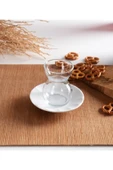 Paşabahçe 950051 Dantel Porselen Tabaklı Çay Takımı 12 Parça - 1