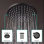 Hansgrohe Vernis Blend 200 Reno Duş Kolonu Ecosmart Satin Siyah 26099670 - 3