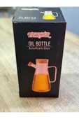 Miraçer Borosilikat Bambu Vakum Kapaklı Sürahi Yağlık Sirkelik 1000 ml - 2