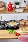 Taç Granit Döküm Gözleme Tavası 36 Cm Siyah – Tac-6343 - 2