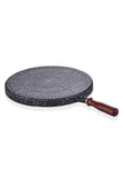 Taç Granit Döküm Gözleme Tavası 36 Cm Siyah – Tac-6343 - 5
