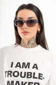 Cateye Kare Yeni Sezon Unisex Güneş Gözlüğü UV400 - 4