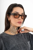 Cateye Kare Yeni Sezon Unisex Güneş Gözlüğü UV400 - 1
