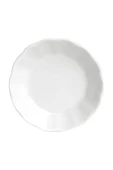 Porland Porselen Sade Beyaz Çay Tabağı 12cm 12'li Geniş Taban - 2