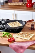 Taç Granit Döküm Gözleme Tavası 36 Cm Siyah – Tac-6343 - 1