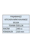 Paşabahçe Kitchen Mini Baharatlık Erzak Saklama Kabı Cam Kavanoz 240 Cc 8 Adet - 3