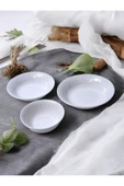 Kütahya Porselen Lidya Beyaz Porselen Çukur Yemek Tabağı 19 Cm - 6 Adet - 3