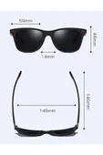 Wayfarer Kırmızı lı Unisex Güneş Gözlüğü - 3