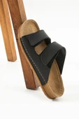 Albishoes Charlie Çift Cırtlı Çift Bantlı Yumuşak Rahat Taban Anatomik Günlük Bantlı Kadın Terlik - 2