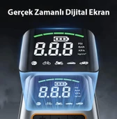ALLY ST-5528 Dijital Basınç Göstergeli Oto Lastik Şişirme Pompası Hava Kompresörü - 6