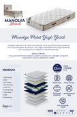 Cennet Yatak Manolya Modeli Tek Kişilik Antibakteriyel Yatak Full Ortopedik Paket Yaylı Sistem - 5