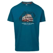 Trespass Tokso Male Casual Printed Mavi Erkek Tişört - 1