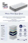Cennet Yatak Melisa Tek Kişilik Full Ortopedik Visco Yatak Antibakteriyel ve Paket Yaylı Sistem - 7
