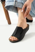 Albishoes Nova Anatomik Hafif Rahat Esnek Lastikli Gün Boyu Rahat Kullanım Kadın Terlik Anne Terlik - 1