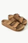 Albishoes Charlie Çift Cırtlı Çift Bantlı Yumuşak Rahat Taban Anatomik Günlük Bantlı Kadın Terlik - 5