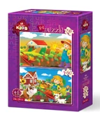 2 İn 1 60x30 Parça Puzzle 5825 - 1
