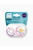 Avent Ultra Air Animals 2li Emzik 0-6 Ay - Kız thumbnail 1