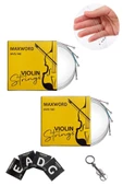 Maxword MVS-140x 2`li Paket Profesyonel Keman Teli Seti - 1