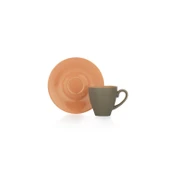 Schafer Aurora 2 Kişilik Kahve Fincan Seti 4 Parça-Pembe - 2