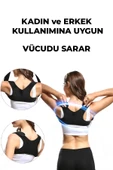 Dik Duruş Korsesi Kadın Kamburluk Sırt Omuz Korse Durmak Için Bayan Erkek Durma Aparatı Kambur Kifoz (EX-105) - 2