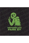 Motosikleti Fark Et Hologram Sticker - 10