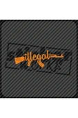 Ön Cam Illegal Sticker - 10