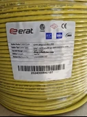 Erat DMP1ER2552IHBUU395 Cat6 U/UTP 23AWG 250 MHz HFFR 500 Metre Full Bakır Cat6 Kablo Sarı - 2