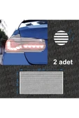 2 Adet Çizgi Desenli Stop Kaplama Oto Sticker Kaplama - Siyah thumbnail 3