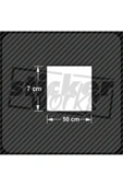 Ön Cam Defeated Life Sticker - 8