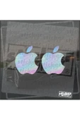 Apple Sticker ( 2 Adet ) thumbnail 1