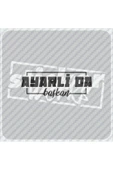 Ayarlı Da Başkan Sticker - 8