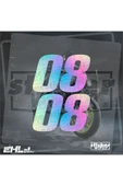 2 Adet 08 Numaralı Motor Sticker - Hologram thumbnail 1