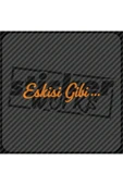 Ön Cam Eskisi Gibi Hologram Sticker thumbnail 4