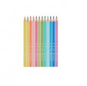 Kuru Boya 12 Renk Pastel Renkler Faber Castell Kuru Boya 12 Renk Pastel Tonlar - 3