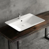 LUCCO DONNA 60 CM TEZGAHÜSTÜ LAVABO - 7