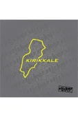Kırıkkale Harita Sticker - 7