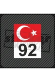 Bayrak Numara Sticker thumbnail 1