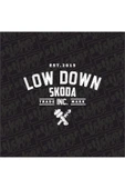 Low Down Skoda Arka Cam Hologram Sticker Uyumlu - 4