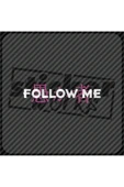 Follow Me Ön Cam Sticker - 6