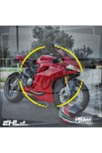 16 Parça Motor Jant Şerit Sticker thumbnail 7