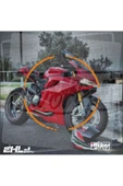 16 Parça Motor Jant Şerit Sticker thumbnail 3